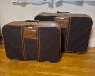 320 vintagebrownsamsonitesuitcases