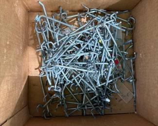 327 metalpegboardhooksassortedlot