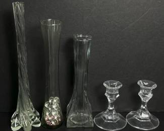 112 glassvasesandcandlestickholders