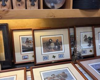 Texas Duck Stamp Print Collection Signed/Numbered with paperwork.