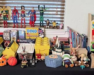 Assorted Action Figures and Children's Toys Lot