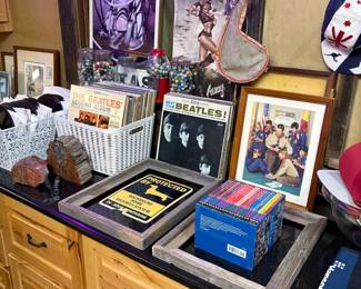 Vintage Decor, Vinyl Records and Limited Wall Art