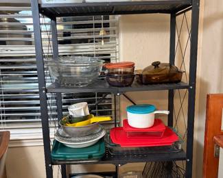 Large Selection of Kitchen Dishes, Cookware, Flatware Appliances and  Serving Items.