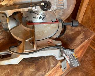 Husky Rolling Tool Chest and Assorted RIDGID, Skilsaw, Black & Decker, and Ryobi Power Tools