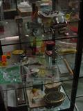 One of many glass display cases full of great smalls...cases are also for sale and we have several