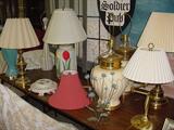 A sample of many lamps available