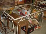 Wrought iron table...needs glass top