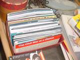 one of the many boxes of paper items..these are maps,...many postcards, and other collectibles