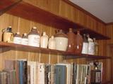 A few of the many crocks and jugs....Georgia, North Carolina, and others...were avid "moonshine" collectors and builders too.