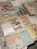 Old racing, model car, custom cars, and other 1940's magazines