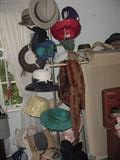 A few of the many vintage hats