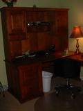 New new desk and credenza set up