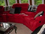 Fantastic theatre style 4 piece sectional