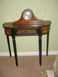 Hall table and another mantle clock