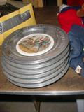 Pewter collectible plates