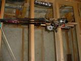 Several rod and reels