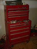 Large 2-section tool cabinet