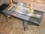 One of several saw tables and accessories