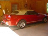 One owner, 2007 Ford Mustang convertible, 90,878 miles, car is in great shape.