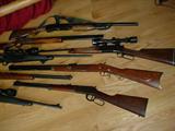 Some of the rifles and shotguns, and black powder guns....see listing above.