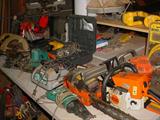 More of the chain saws, sawz-alls, etc.