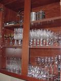 Large quantity of fine crystal stemware and other.