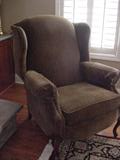 Clean upholstered Lazy Boy chair