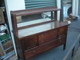 Beautiful antique mirrored back side board