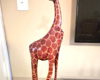Giraffe figurine, approx, 14"H, $14