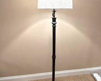 Floor llamp w/white shade, 62"H, $65