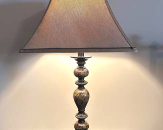 Bronze Table lamp, 2 available, 28"H, $30 each