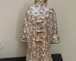 Ceramic robe decor, 8.5"H, $14