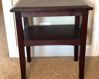 Nightstand / End table, 2 available, 22.5"W x 16.5"D x 25.5"H, $115 each
