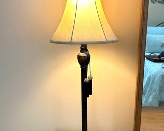 Lamp wiith tassels, 32"H, $28