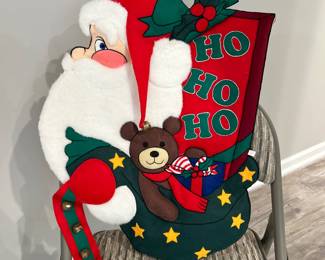 HO HO HO wall hanging, $12