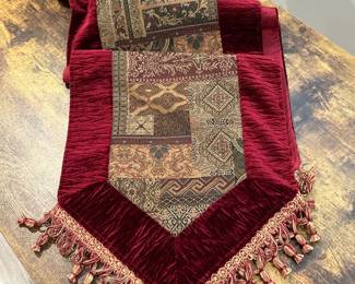 Tassel table runner, $14