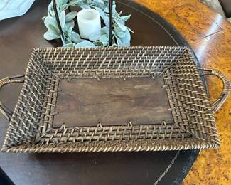 Wicker basket, 22" x 12", was $16, NOW $10