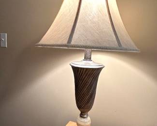 Dale table lamp, 33"H, $30