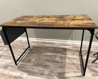 Metal & Wood table, 47.5"W x 24"D x 29.5"H, $115