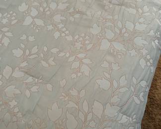 Additional view of light blue comforter~