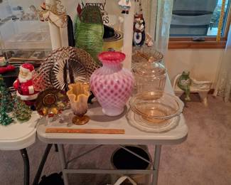 Very Nice Elegant Glassware, Fenton, Goofus Glass, Depression and Pyrex!