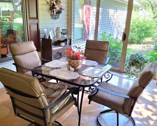 Glass Patio Set!