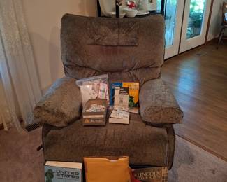 Lazyboy Recliner and Stamp Collection!
