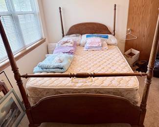 Antique four poster bed