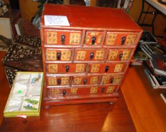 Antique Chinese apothecary with COA