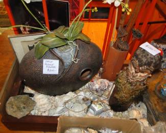Large Pebble Planter, Seashells