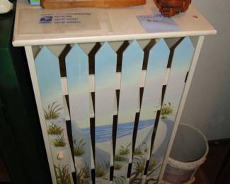 Seaside bath cabinet