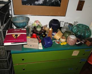 Paul McCobb Dresser painted green