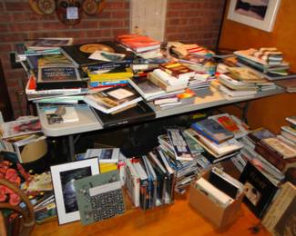 Tons of Coffee Table and other books and magazines