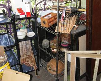 Misc. Planters, suitcase, frames etc.